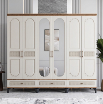 Libra 6 Kapılı Dolap / Komple MDF / Aytaşı