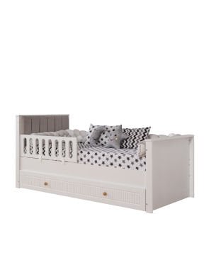 Paris Beyaz Yavrulu Karyola