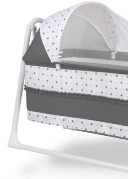 5'li Set / Star Portatif Tenteli Sepet Beşik / Yastık / Yorgan / Çarşaf / Sünger Yatak