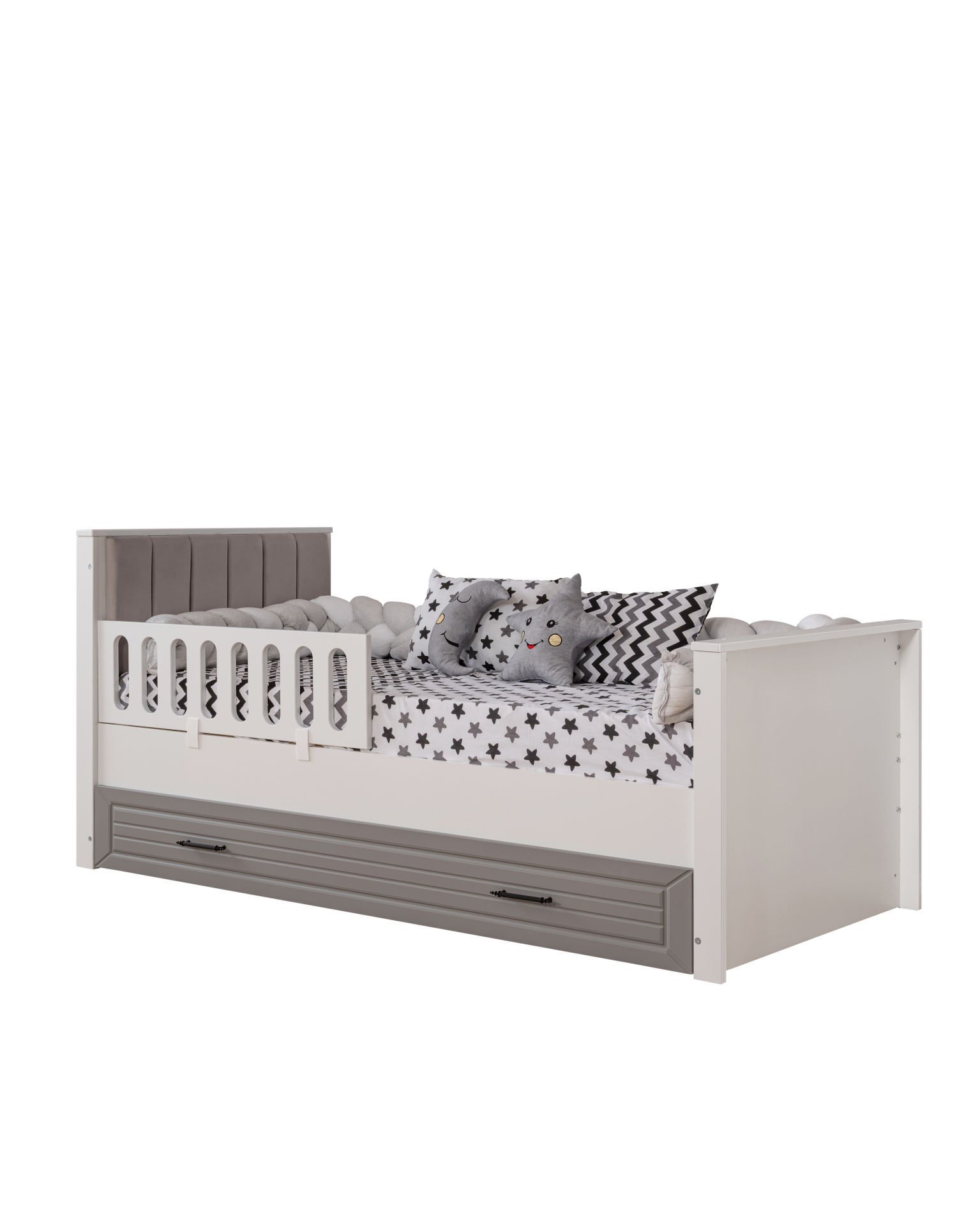 Ottoman Grey Yavrulu Karyola