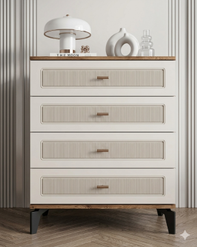 Libra 4 Çekmeceli Şifonyer / %100 MDF / Aytaşı