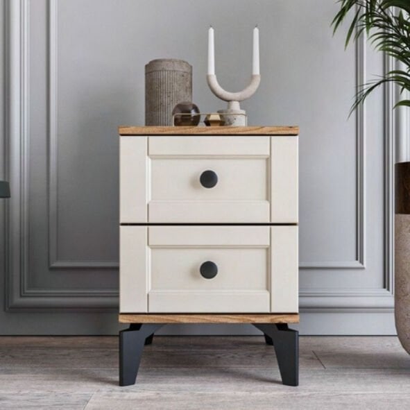 Karin 2 Çekmeceli Komodin / Komple MDF / Aytaşı