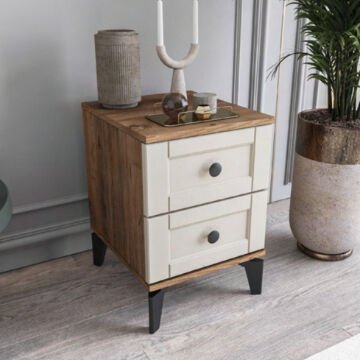 Karin 2 Çekmeceli Komodin / Komple MDF / Aytaşı