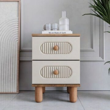 Milen 2 Çekmeceli Komodin / Komple MDF / Aytaşı