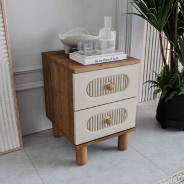 Milen 2 Çekmeceli Komodin / Komple MDF / Aytaşı