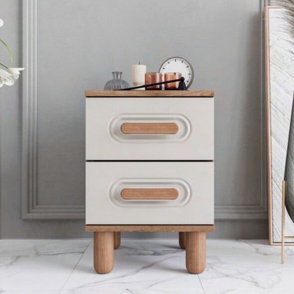 Otto 2 Çekmeceli Komodin / Komple MDF / Aytaşı