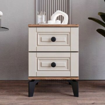 Terra 2 Çekmeceli Komodin / Komple MDF / Aytaşı