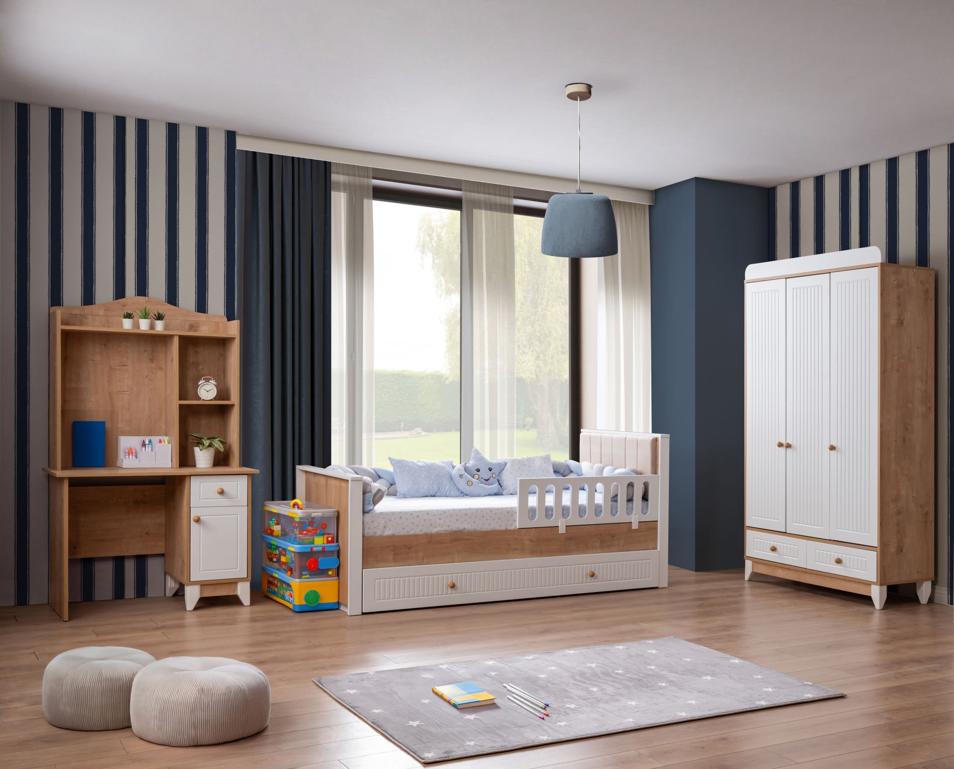 Paris Meşe Çocuk Odası