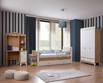 Paris Meşe Çocuk Odası