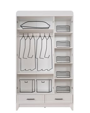 Panjur Beyaz Çocuk Odası