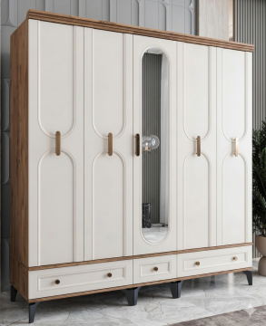 Loren 5 Kapılı Dolap / Komple MDF / Aytaşı