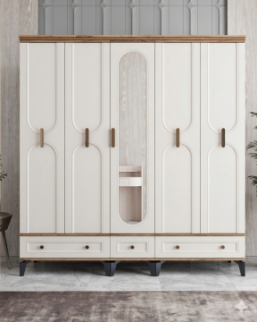 Loren 5 Kapılı Dolap / Komple MDF / Aytaşı