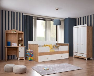 Paris Meşe Sedir Çocuk Odası