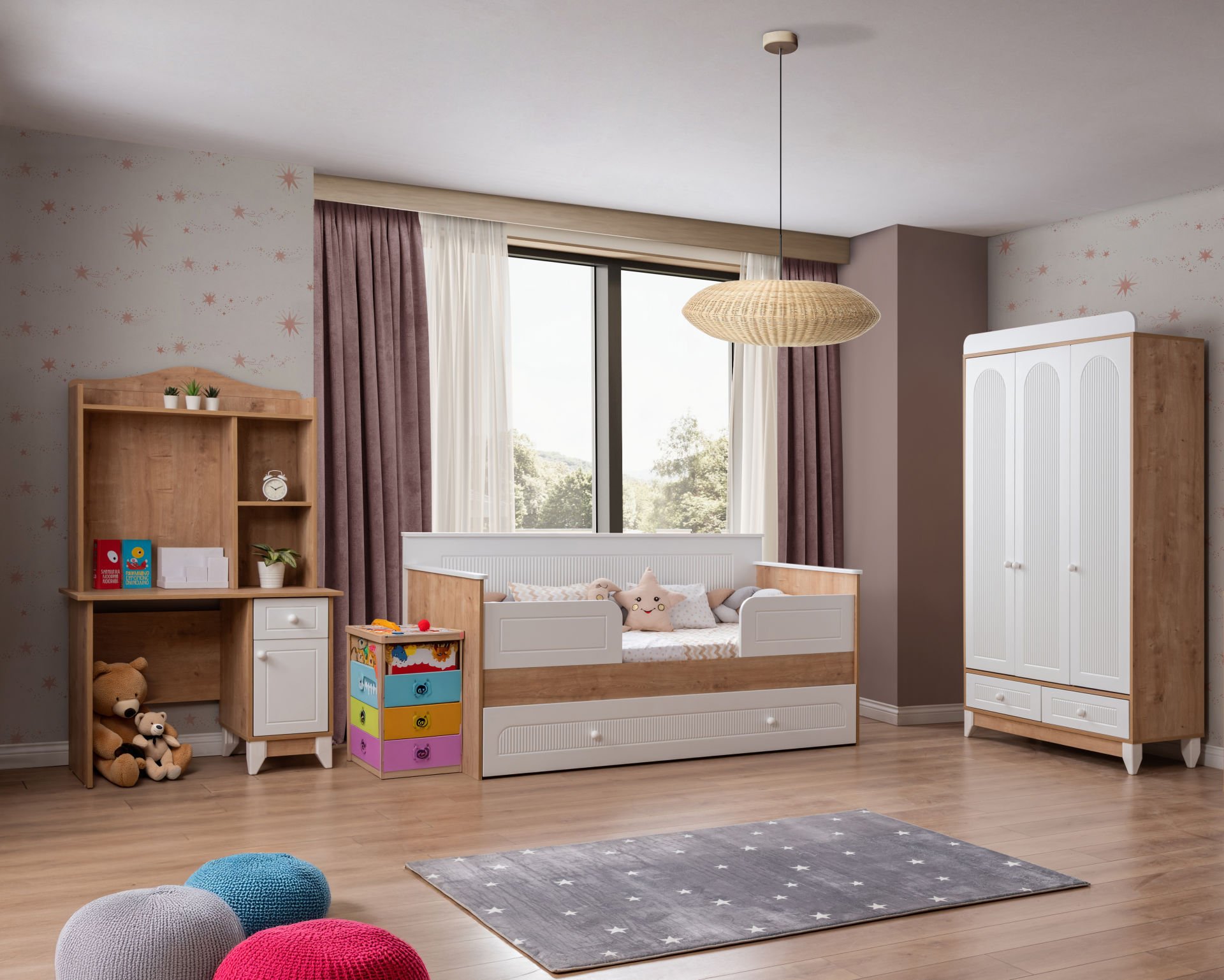 Mira Meşe Sedir Çocuk Odası