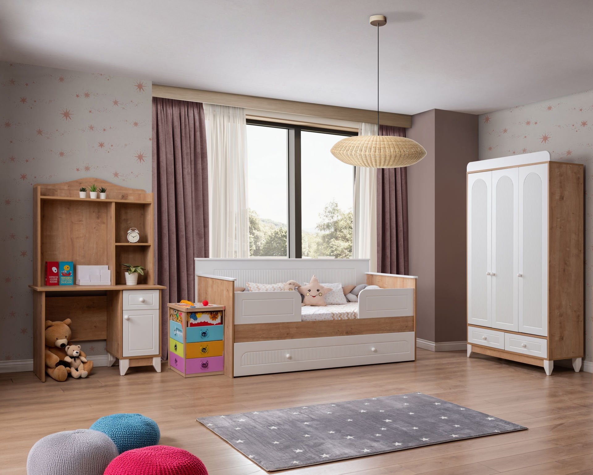 Mira Meşe Sedir Çocuk Odası