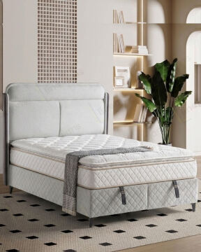 Libra Yatak Odası / Komple MDF / Beyaz