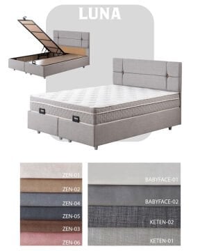 Libra Yatak Odası / Komple MDF / Beyaz