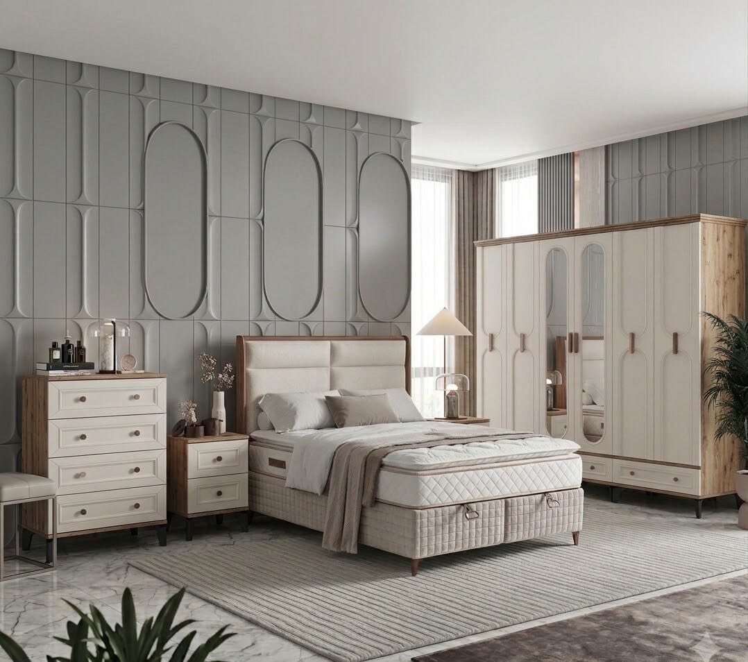 Loren Yatak Odası / Komple MDF / Aytaşı
