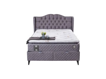 Loren Yatak Odası / Komple MDF / Beyaz