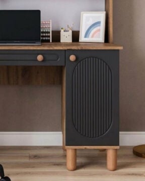 Milen Genç Odası / Çocuk Odası / Komple MDF / Antrasit