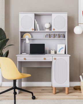 Milen Genç Odası / Çocuk Odası / Komple MDF / Beyaz