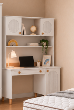 Otto Genç Odası / Çocuk Odası / Komple MDF / Beyaz
