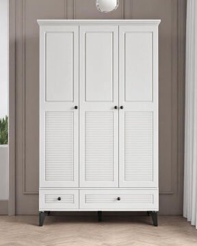Panjur Genç Odası / Çocuk Odası / Komple MDF / Beyaz