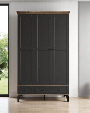 Silva Genç Odası / Çocuk Odası / Komple MDF / Antrasit