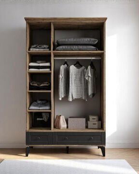Silva Genç Odası / Çocuk Odası / Komple MDF / Antrasit