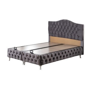 Queen Baza Başlık Yatak Seti 160x200 - Antrasit