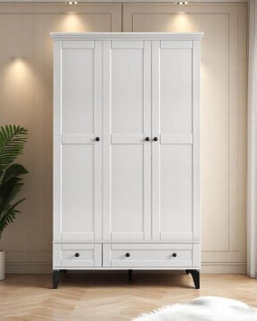 Silva Genç Odası / Çocuk Odası / Komple MDF / Beyaz