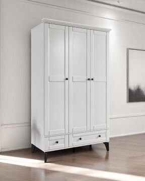Silva Genç Odası / Çocuk Odası / Komple MDF / Beyaz