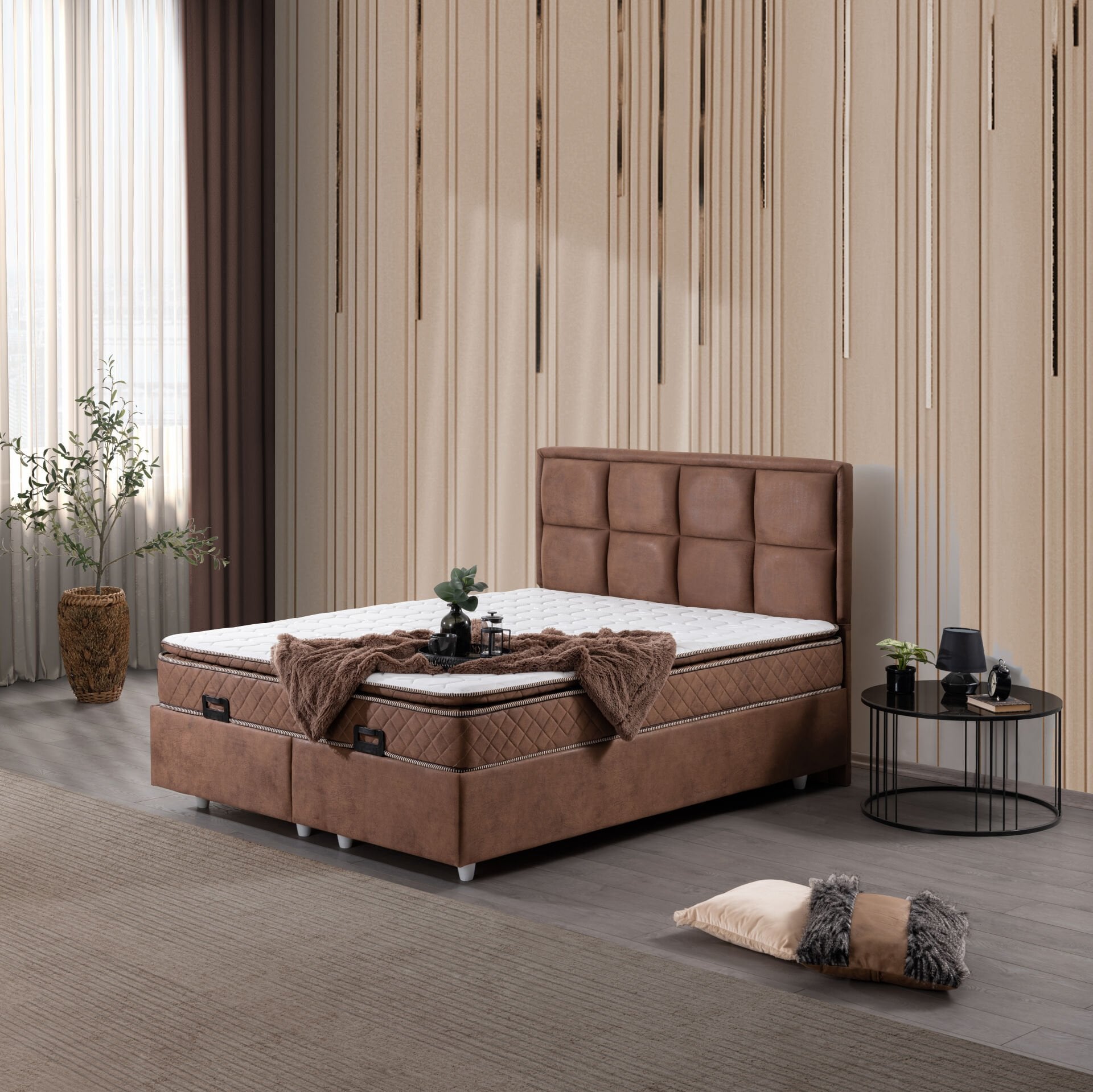 Grand Baza Başlık Yatak Seti - Çift Kişilik