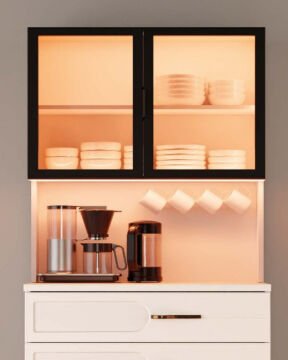 Açelya Kahve Köşesi / Komple MDF / Led Işıklı