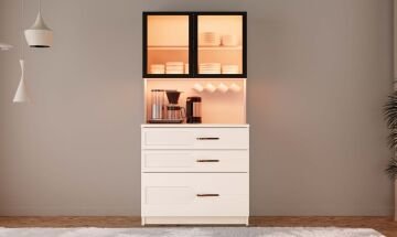 Açelya Kahve Köşesi / Komple MDF / Led Işıklı