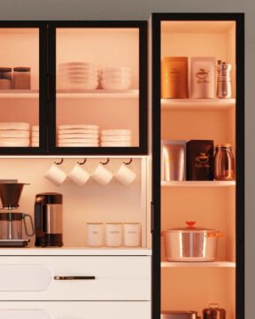 Açelya Kahve Köşesi / Komple MDF / Led Işıklı / Mega