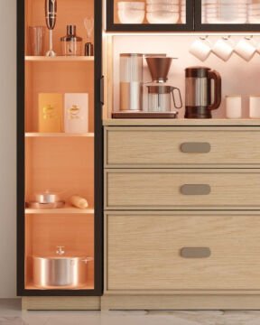 Karanfil Kahve Köşesi / Komple MDF / Led Işıklı / Mega