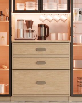 Karanfil Kahve Köşesi / Komple MDF / Led Işıklı / Mega