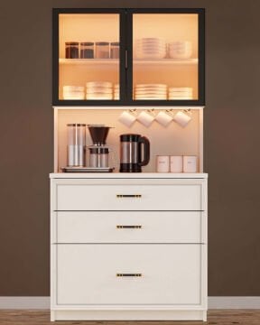 Kardelen Kahve Köşesi / Komple MDF / Led Işıklı