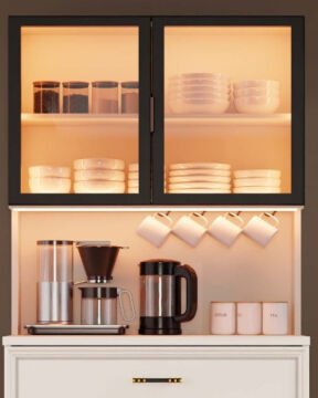 Kardelen Kahve Köşesi / Komple MDF / Led Işıklı