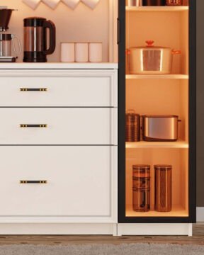 Kardelen Kahve Köşesi / Komple MDF / Led Işıklı / Mega