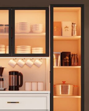 Kardelen Kahve Köşesi / Komple MDF / Led Işıklı / Mega