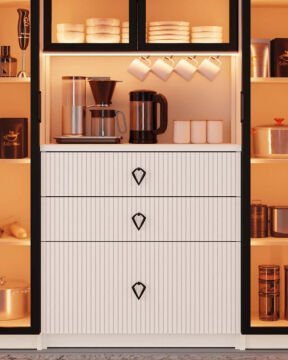 Lale Kahve Köşesi / Komple MDF / Led Işıklı / Mega