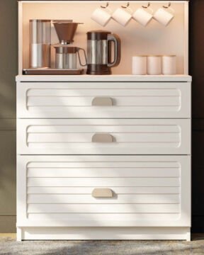 Lavanta Kahve Köşesi / Komple MDF / Led Işıklı