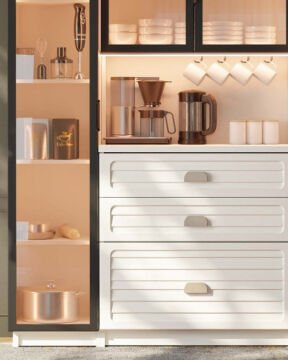 Lavanta Kahve Köşesi / Komple MDF / Led Işıklı / Mega