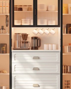 Lavanta Kahve Köşesi / Komple MDF / Led Işıklı / Mega