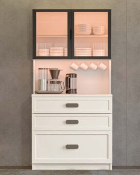 Manolya Kahve Köşesi / Komple MDF / Led Işıklı