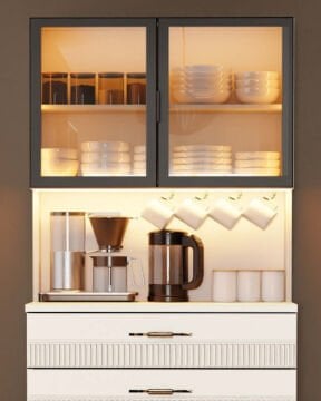 Menekşe Kahve Köşesi / Komple MDF / Led Işıklı