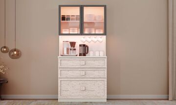Nilüfer Kahve Köşesi / Komple MDF / Led Işıklı
