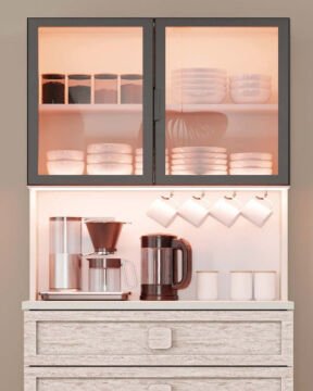 Nilüfer Kahve Köşesi / Komple MDF / Led Işıklı